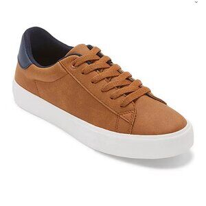 Boys Size 3 Thereabouts Tan Brigg Lace Up Shoes, Faux Brown Leather